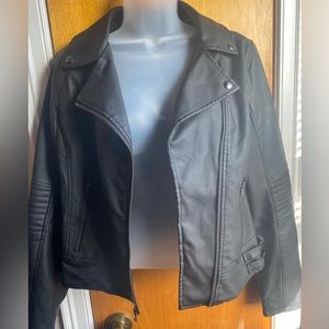 FAUX Leather Moto Jacket